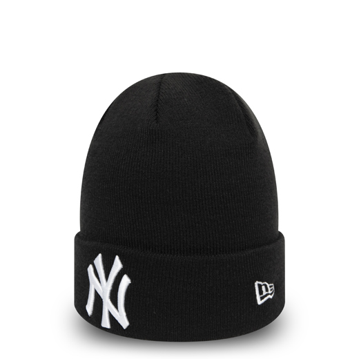 Schwarze New York Yankees Essential Beanie