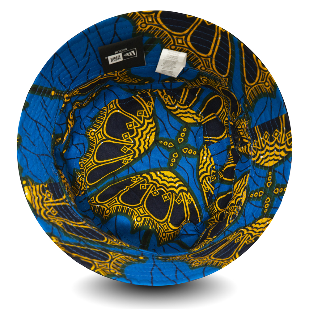 New Era – Schwarzer Anglerhut – African Print