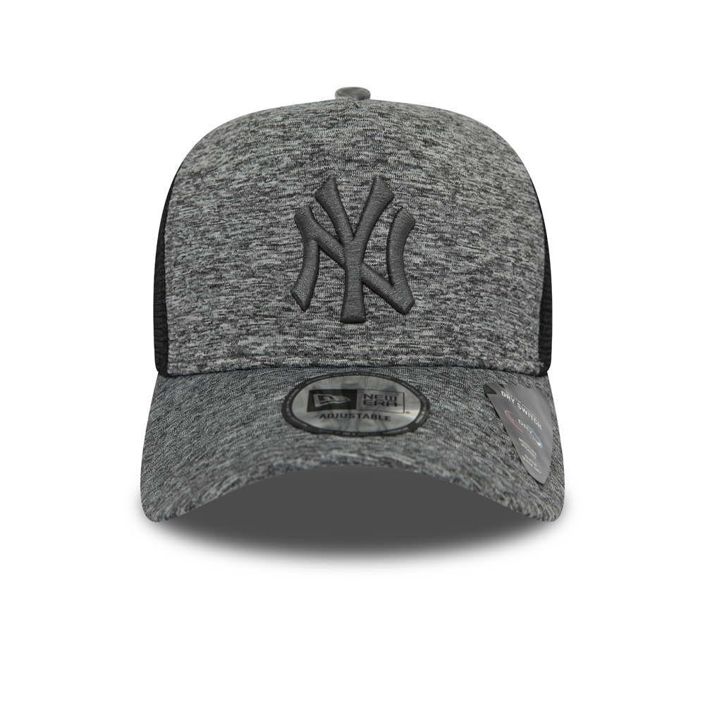 Trucker-Kappe mit A-Rahmen der New York Yankees „Dry Switch“ in Grau.