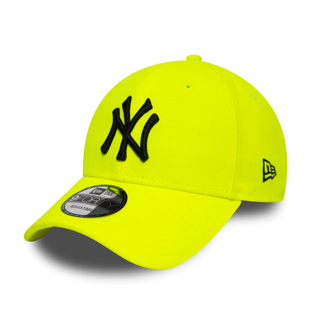 Casquette 9fortys jaune fluo des Yankees de New York