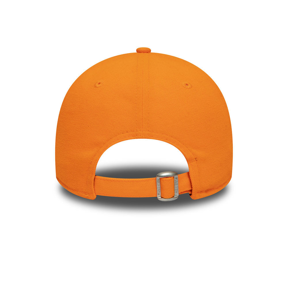 Cappellino Los Angeles Dodgers 9FORTY arancione fluo con logo bianco