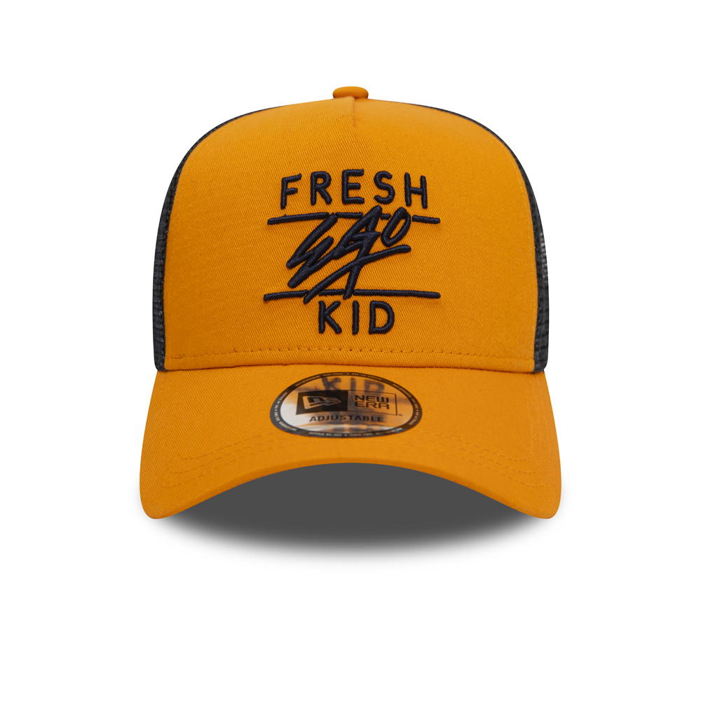 Fresh Ego Kid Orange A Frame Trucker Mütze