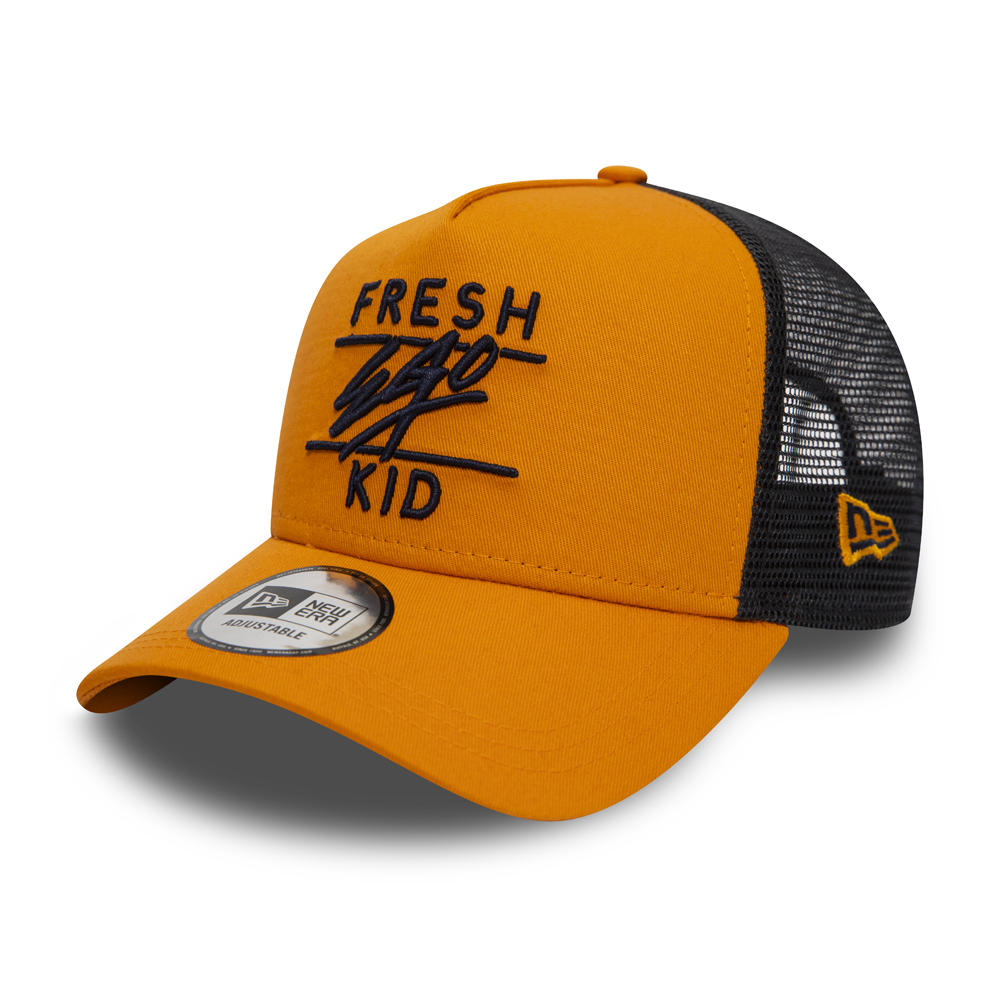 Fresh Ego Kid Orange A Frame Trucker Mütze