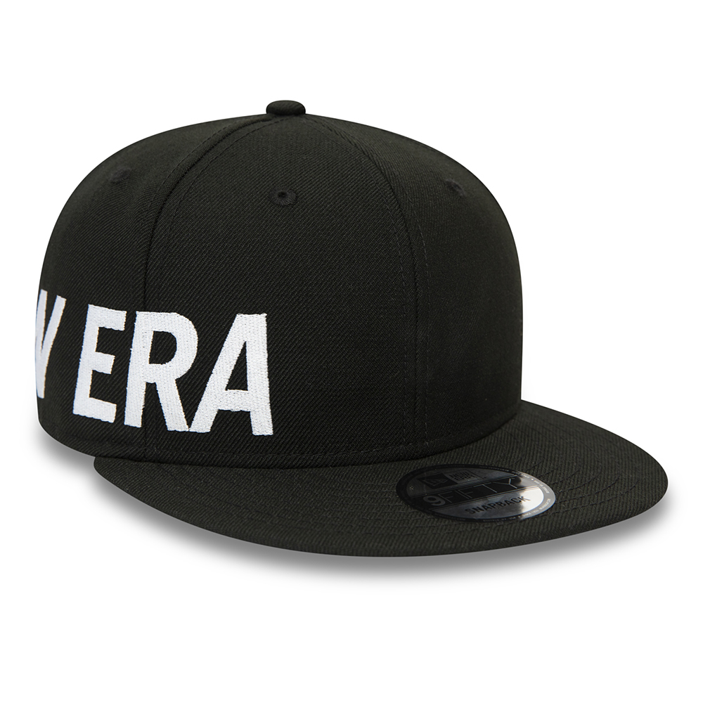 Gorra New Era Wordmark Essential 9FIFTY, negro