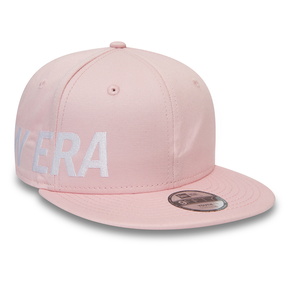 New Era Wordmark Essential Kids Pink 9FIFTY Cap