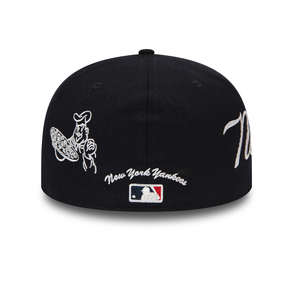 Casquette bleu marine 59FIFTY New York Yankees Pizza Chef