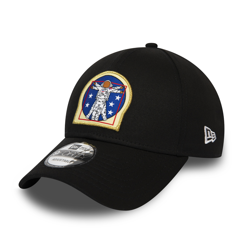 New Era x International Space Archives 9FORTY, negro