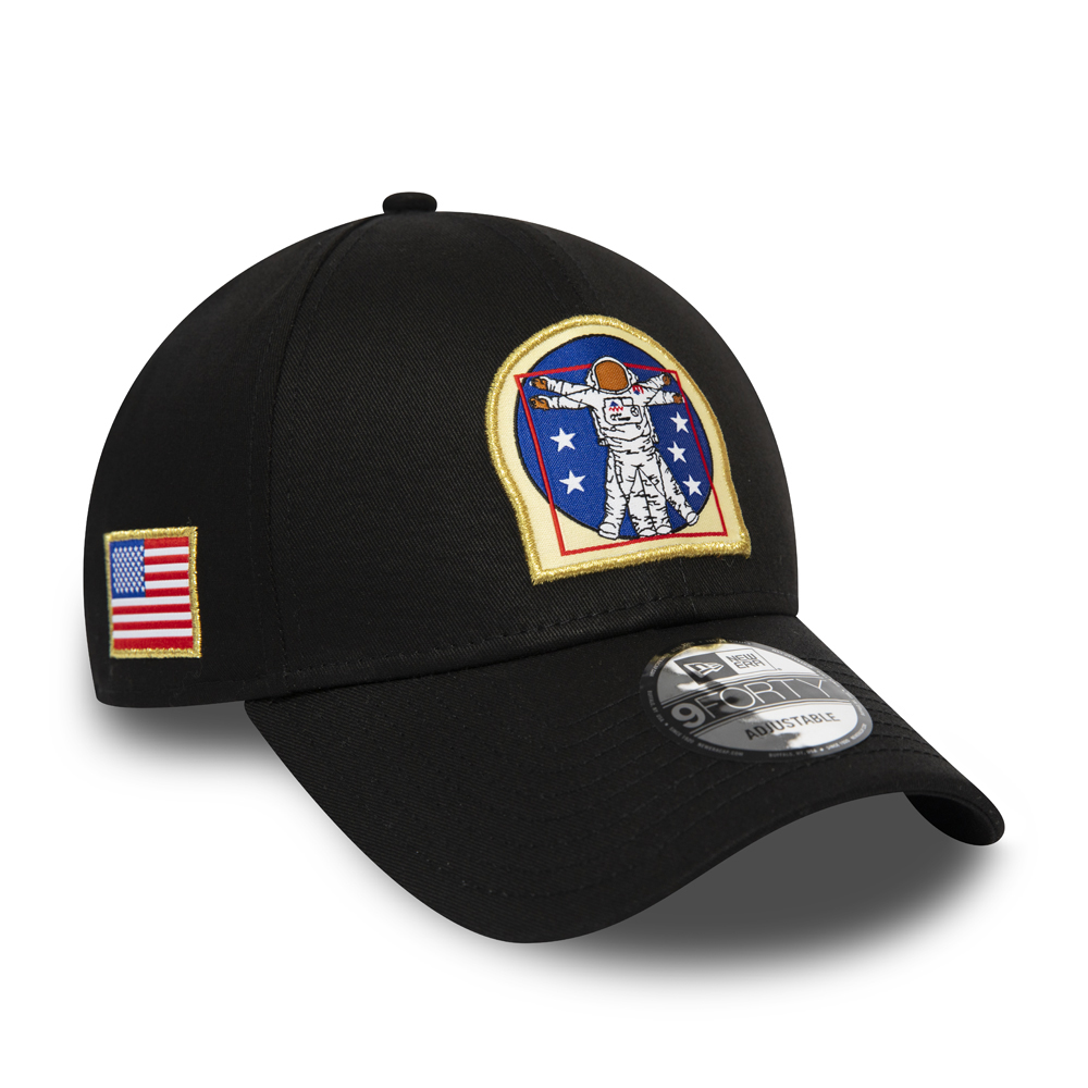 New Era x International Space Archives Black 9FORTY