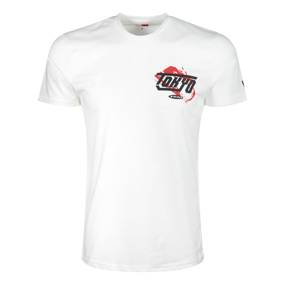 New Era Bootleg T-Shirt in Weiß mit Aufdruck