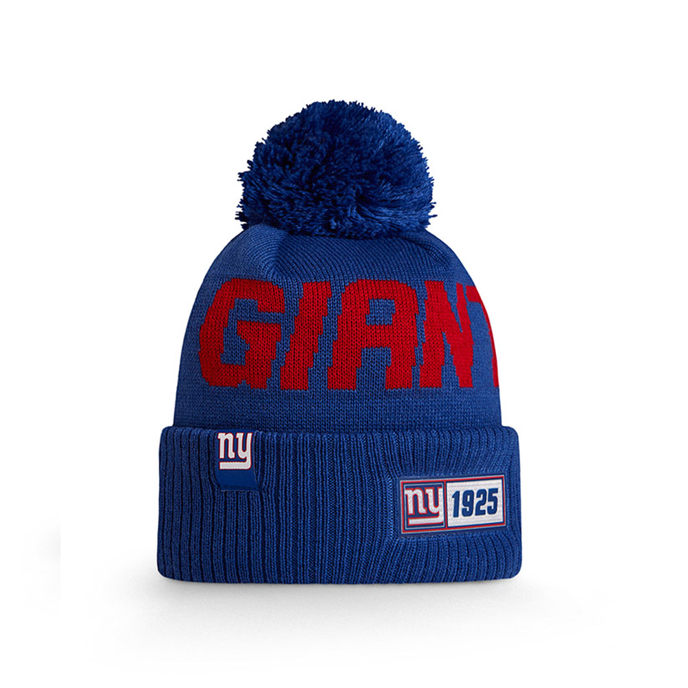 Berretto di maglia con risvolto On Field dei New York Giants