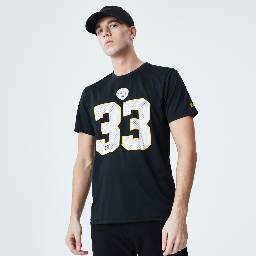 T-shirt noir des Steelers de Pittsburgh