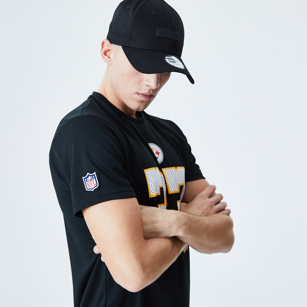 T-shirt noir des Steelers de Pittsburgh
