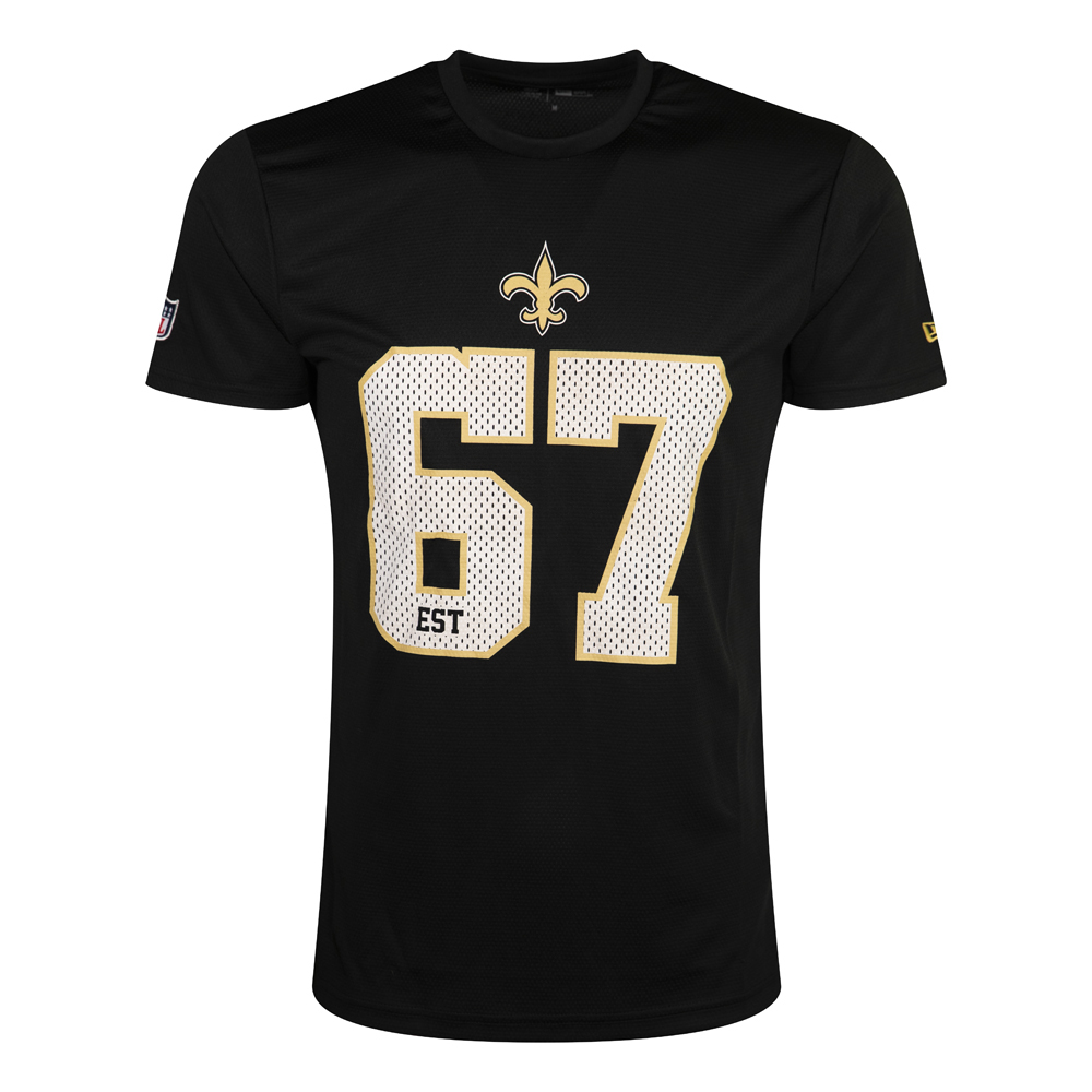 T-shirt New Orleans Saints nera