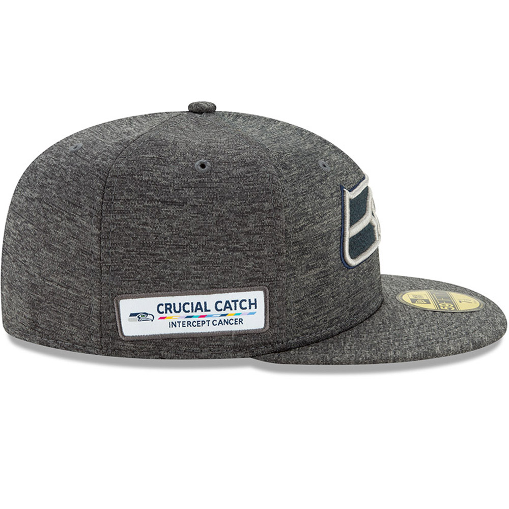 Cappellino 59FIFTY Seattle Seahawks Crucial Catch grigio