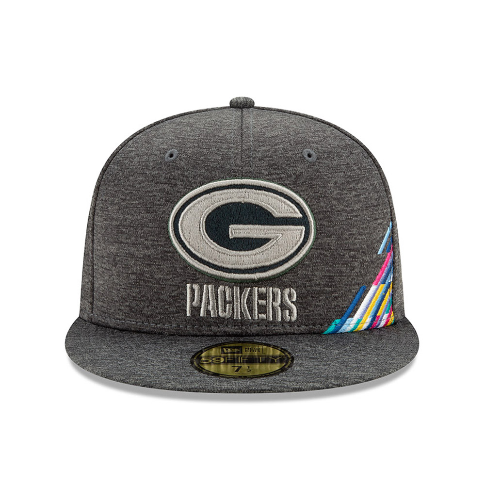 Gorra Green Bay Packers Crucial Catch 59FIFTY, gris