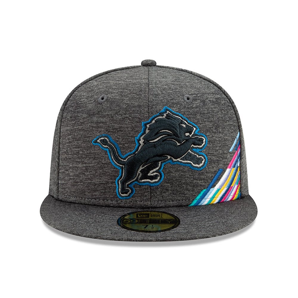 Cappellino 59FIFTY Detroit Lions Crucial Catch grigio