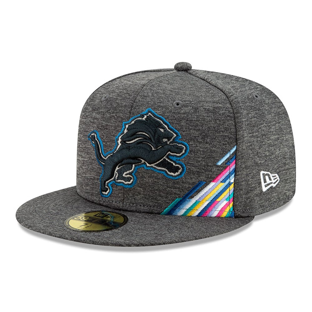 Cappellino 59FIFTY Detroit Lions Crucial Catch grigio