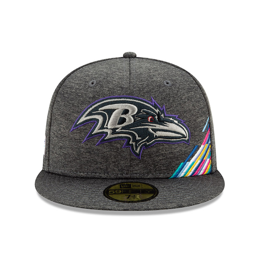 Cappellino 59FIFTY Baltimore Ravens Crucial Catch grigio