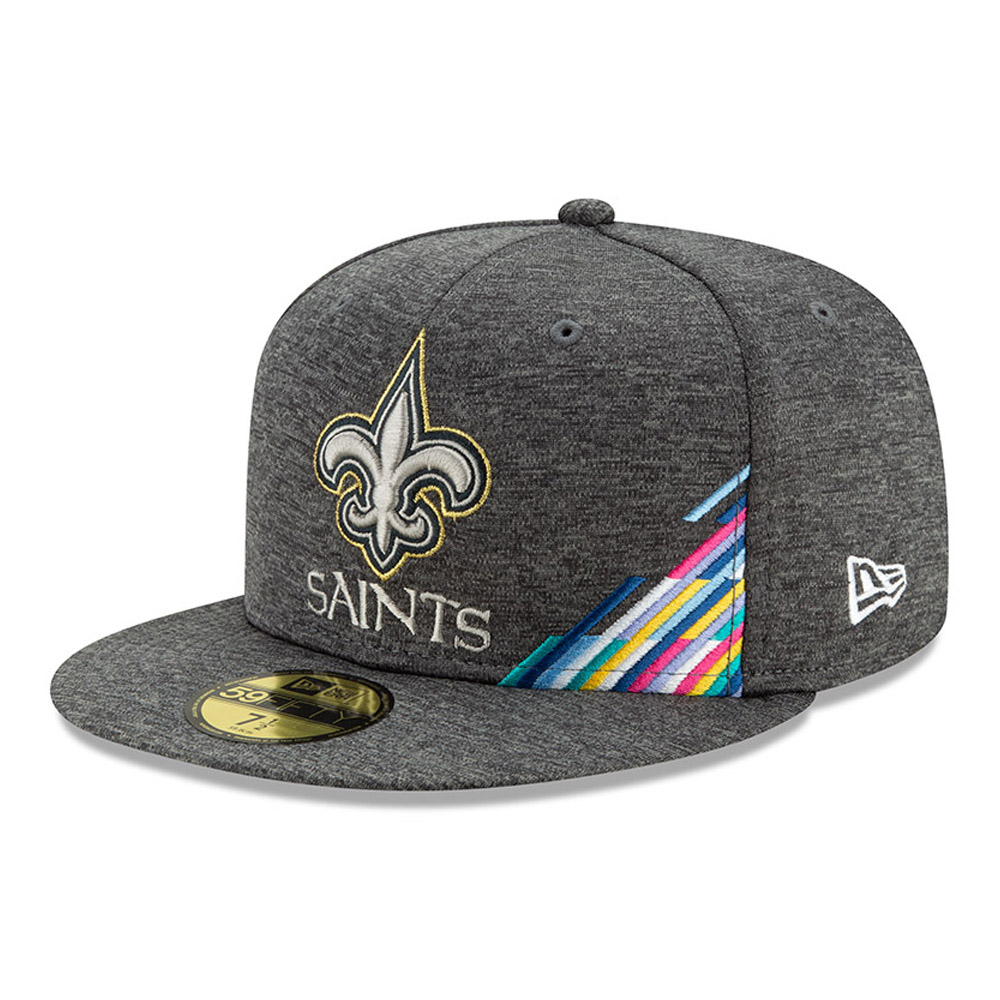 New Orleans Saints Crucial Catch Grey 59FIFTY Cap