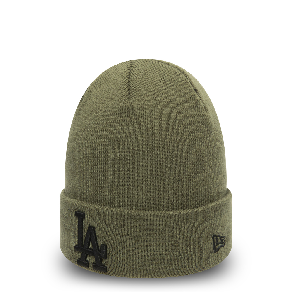 Berretto di maglia con risvolto Essential bambino dei Los Angeles Dodgers oliva