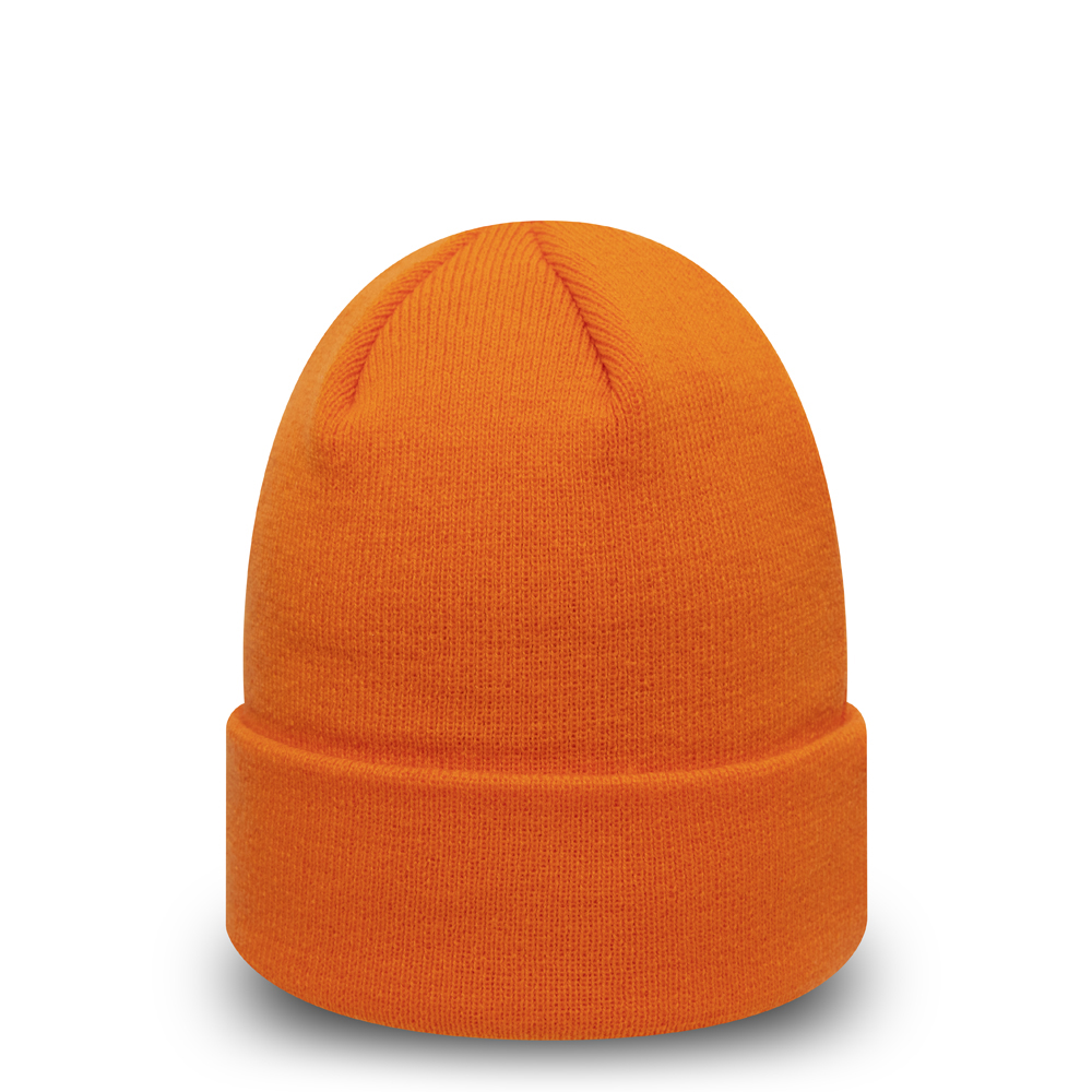 Berretto di maglia con risvolto New York Yankees Essential arancione bambino