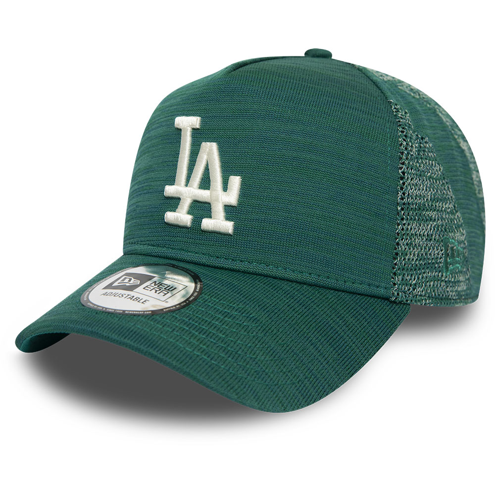 Grüne Truckerkappe der Los Angeles Dodgers im Engineered Fit
