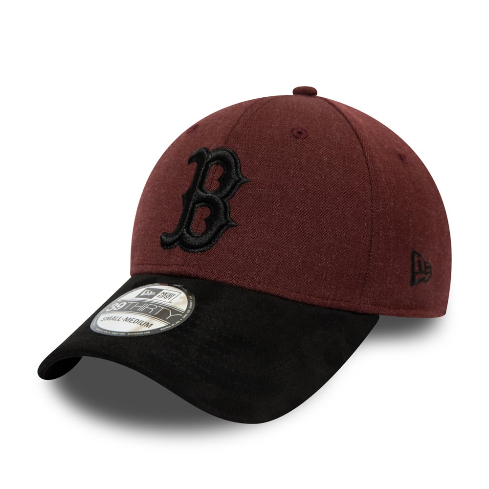 Casquette 39THIRTY rouge contrastant des Boston Red Sox
