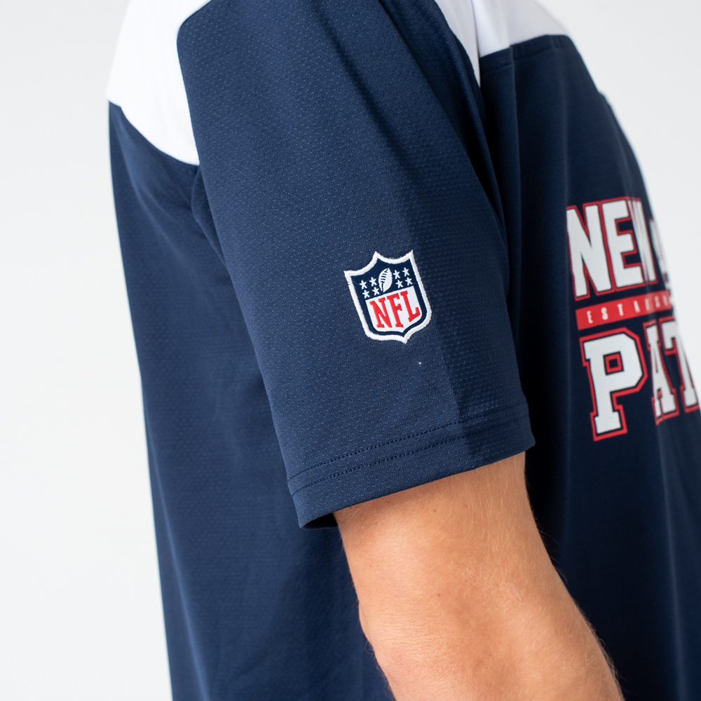 Camiseta extragrande New England Patriots Wordmark