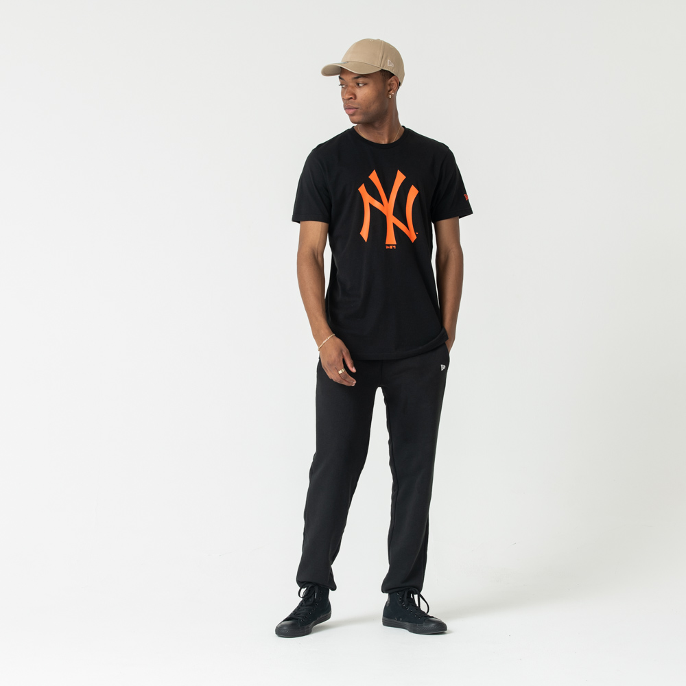 T-shirt con logo New York Yankees arancione