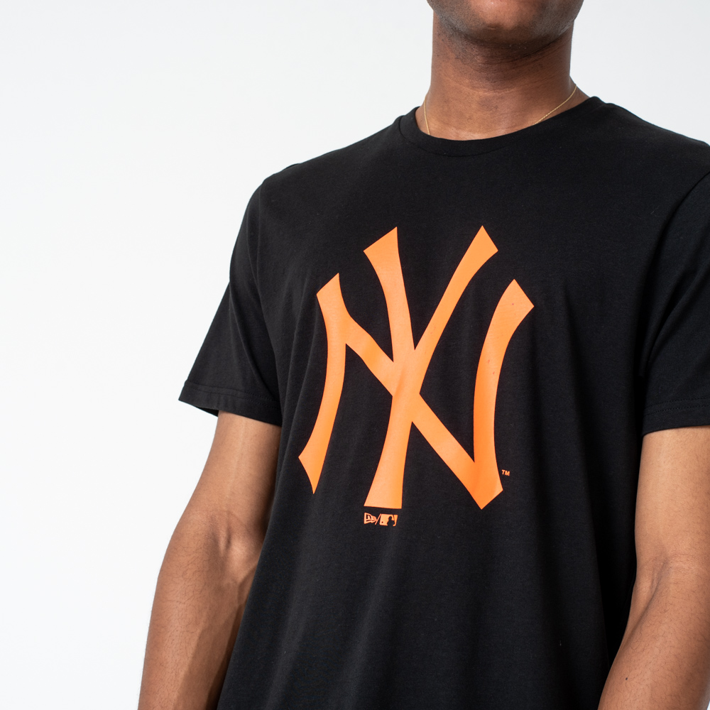 Camiseta New York Yankees Logo, naranja