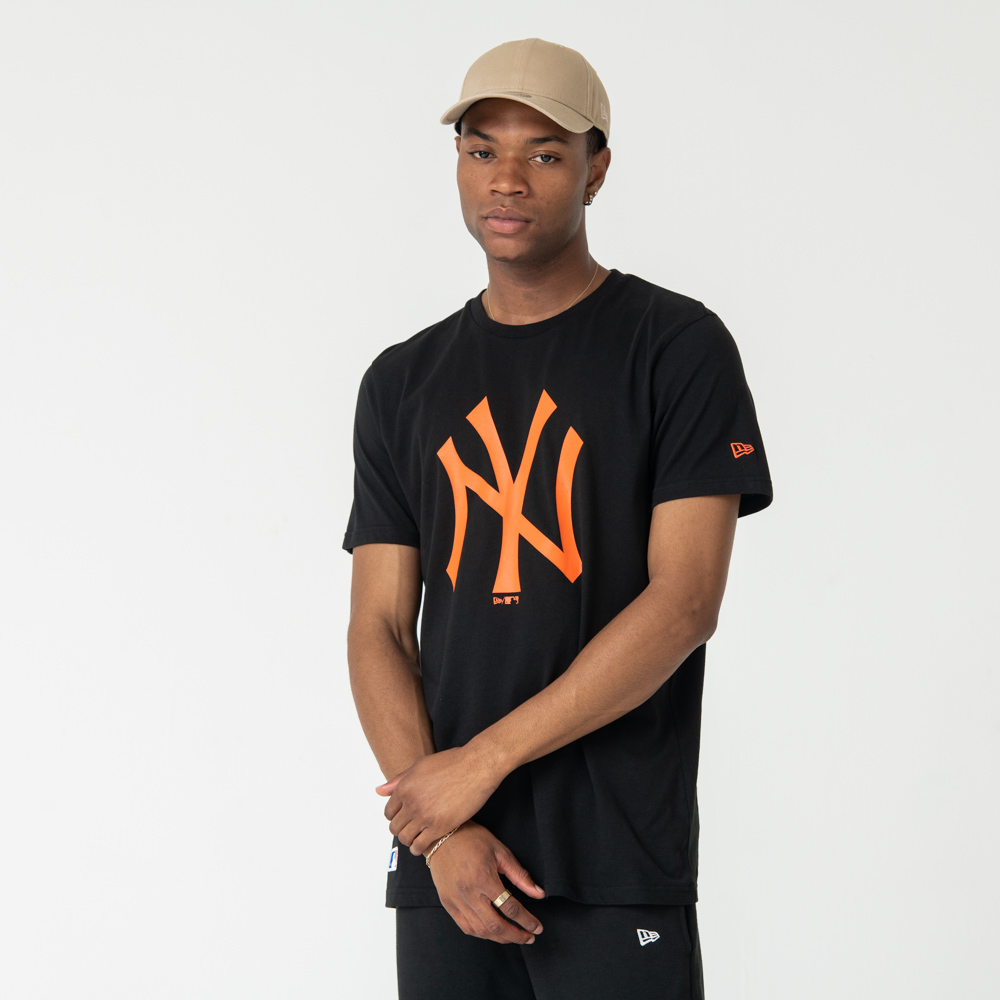 New York Yankees – Logo – T-Shirt – Orange