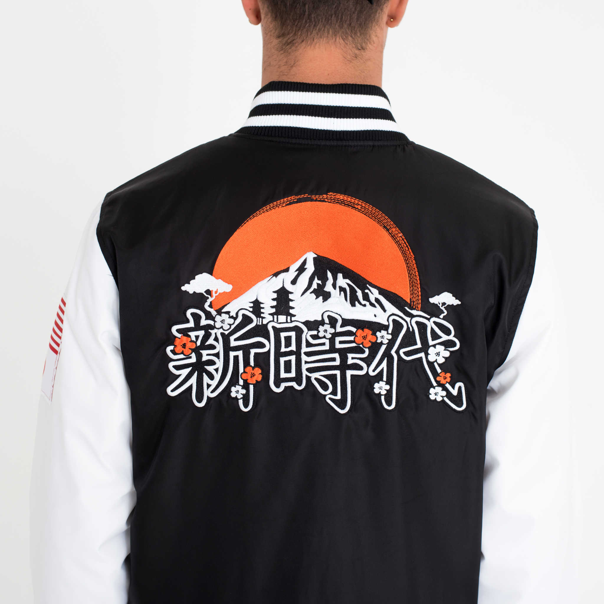 New Era Far East Flagged Varsity Jacket