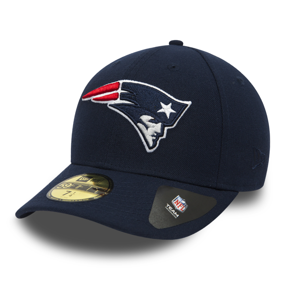 Klassische 59FIFTY der New England Patriots mit niedrigem Profil