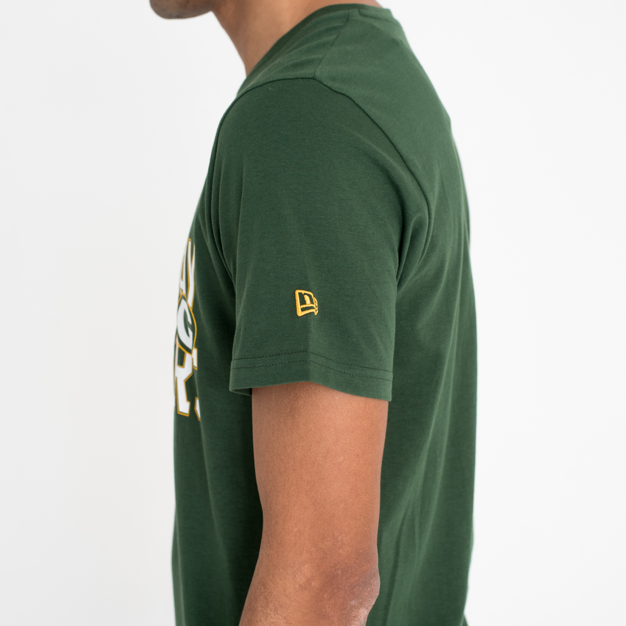 Camiseta Green Bay Packers Stacked Wordmark, verde