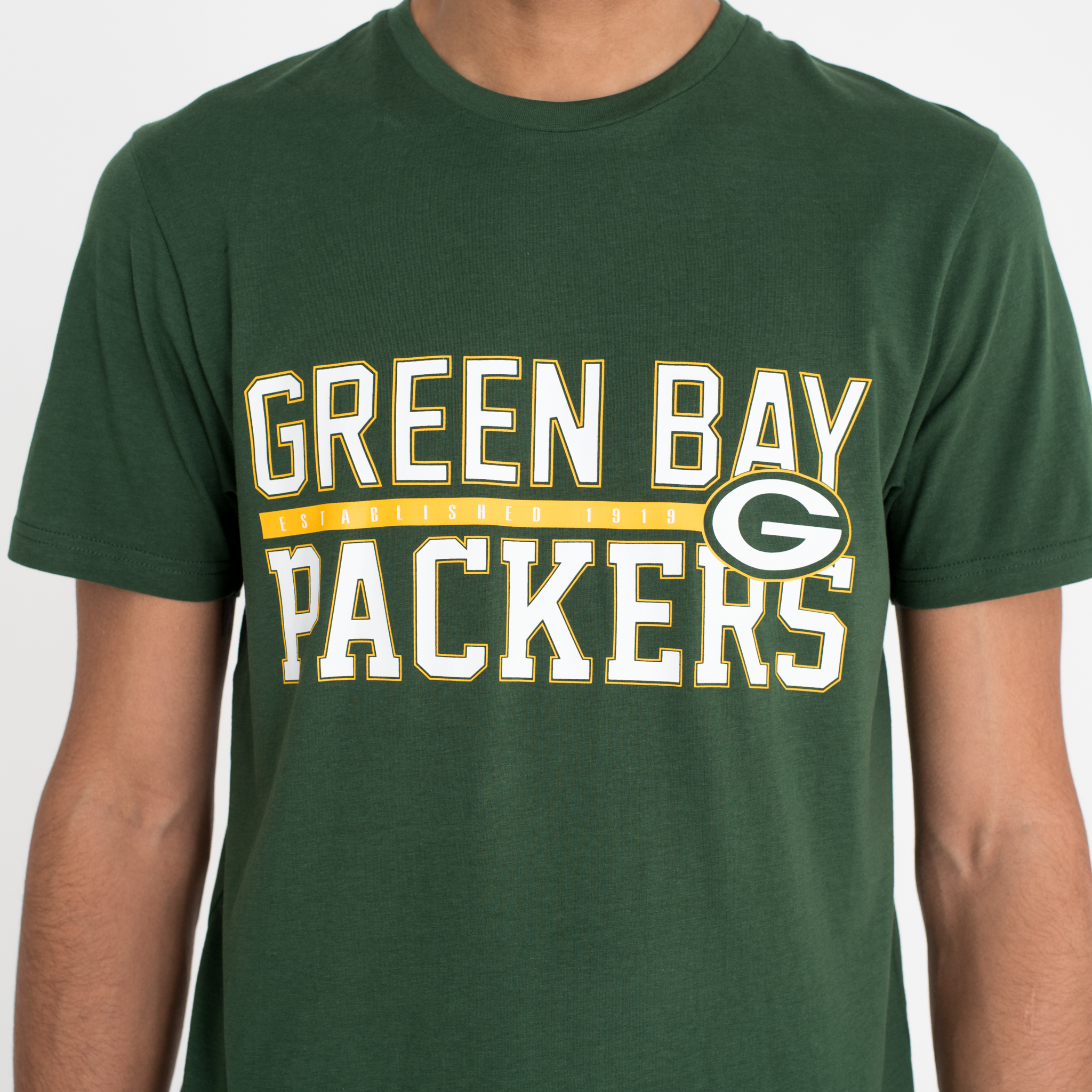 T-shirt vert Stacked Wordmark Green Bay Packers
