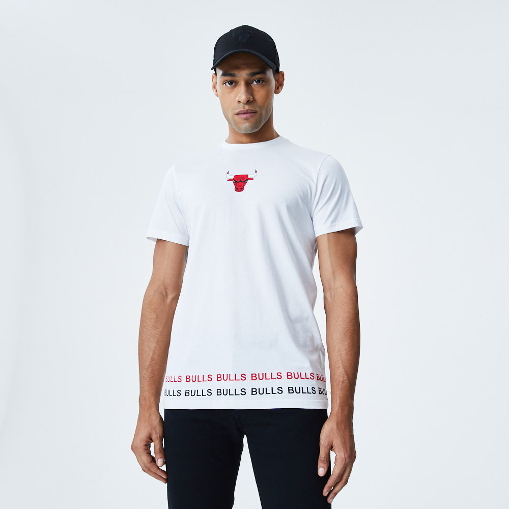 Chicago Bulls – Wrap Around – T-Shirt – Weiß