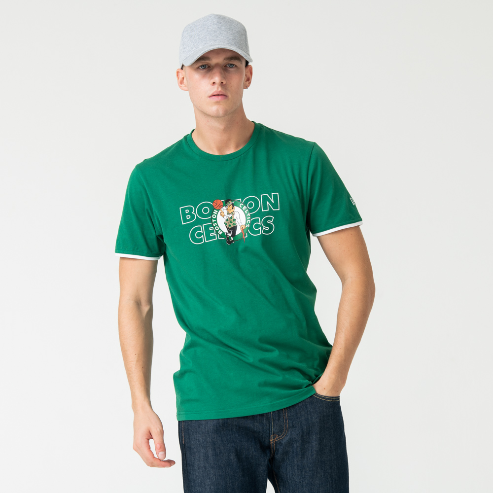 T-shirt Boston Celtics con grafica verde