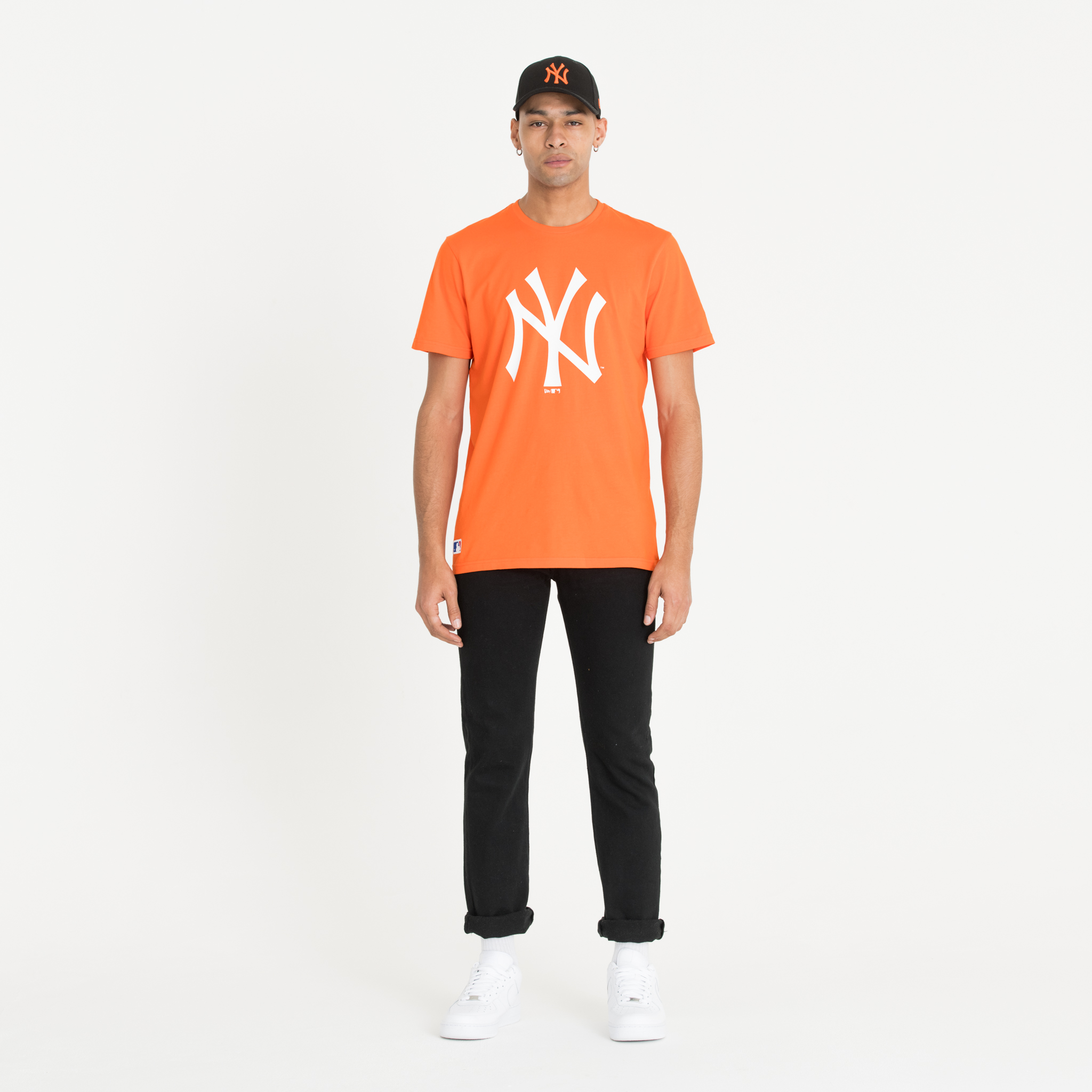 Camiseta New York Yankees, naranja