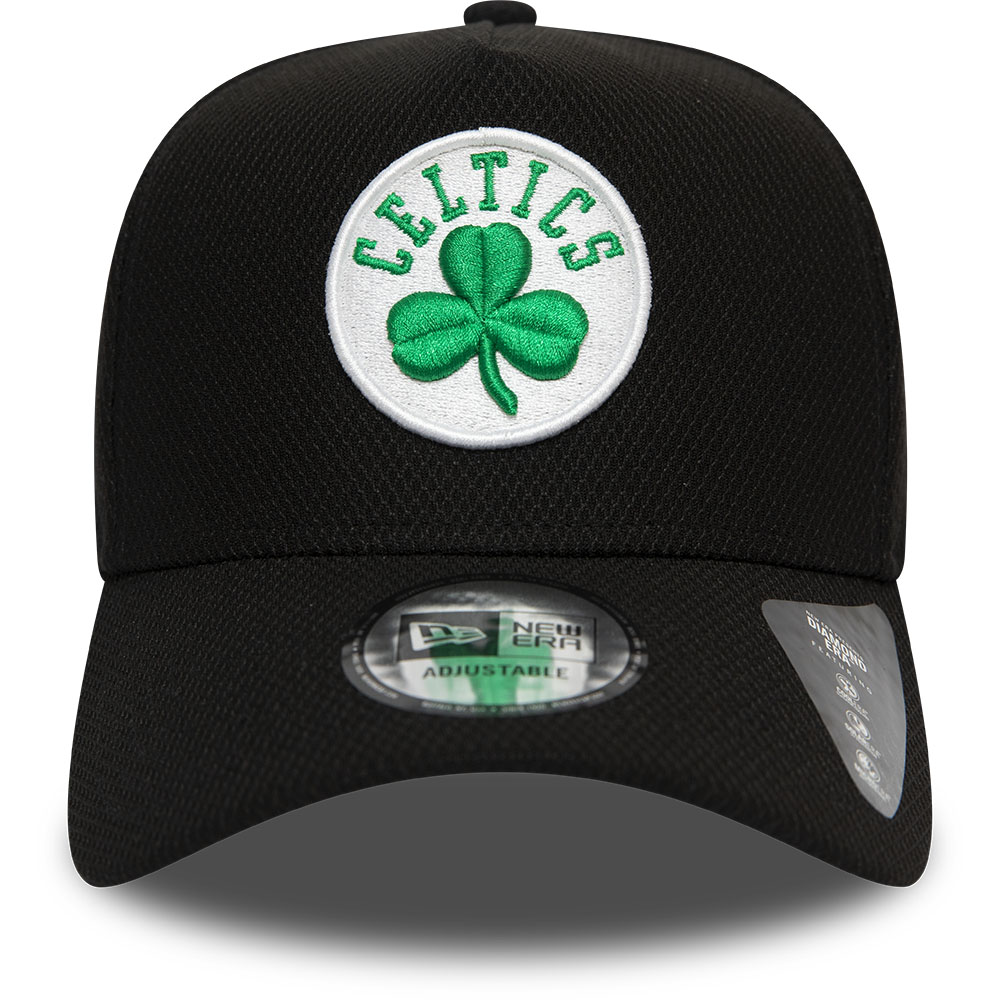 Boston Celtics Black Base A Frame Trucker Cap