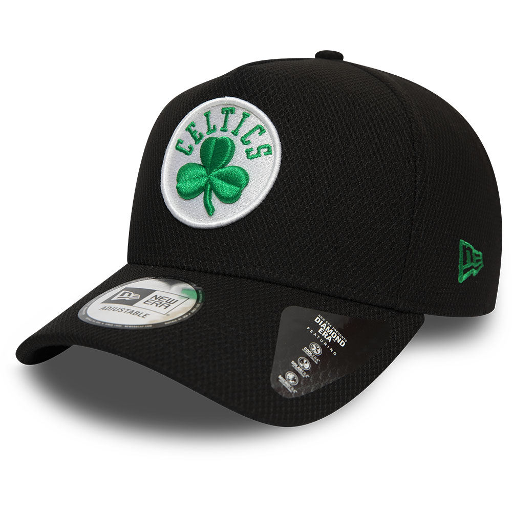 Boston Celtics Black Base A Frame Trucker Cap