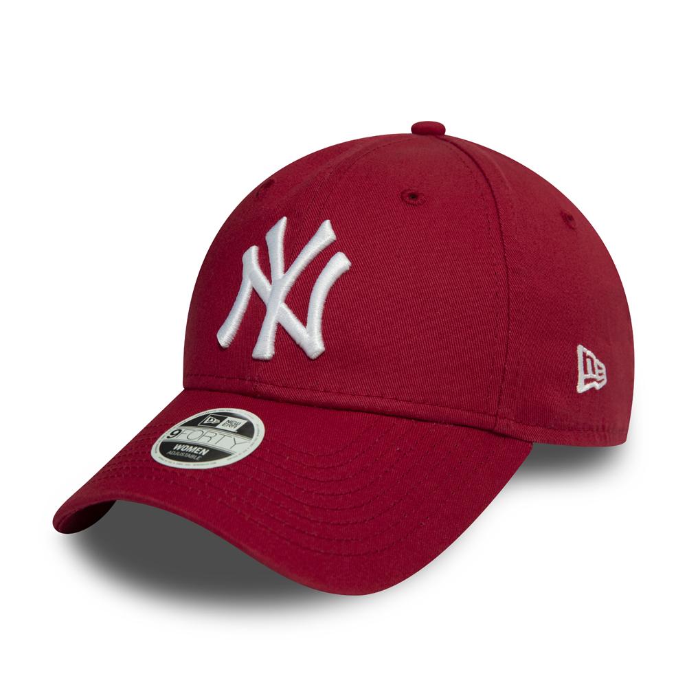 Gorra New York Yankees Essential 9FORTY mujer, rojo