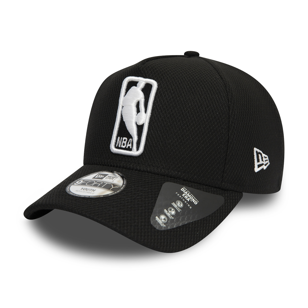 Cappellino Trucker con logo NBA nero bambino