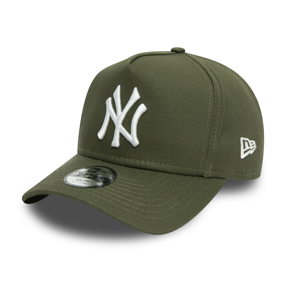 Casquette New York Yankees Essential mi-droite olive enfant