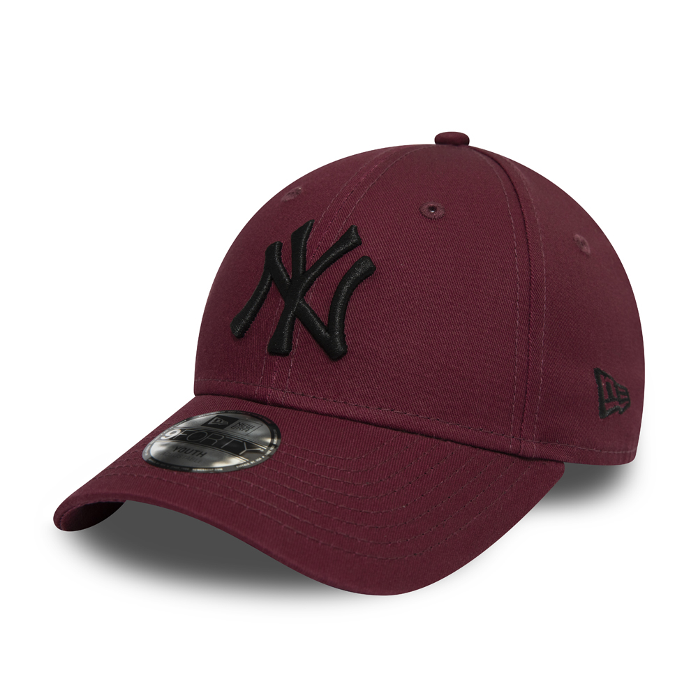 Cappellino 9FORTY New York Yankees Essential rosso granata da bambino