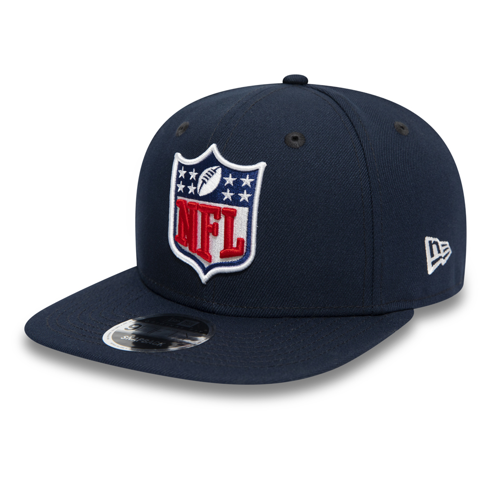 Casquette 9FIFTY authentique bleu marine NFL Shield