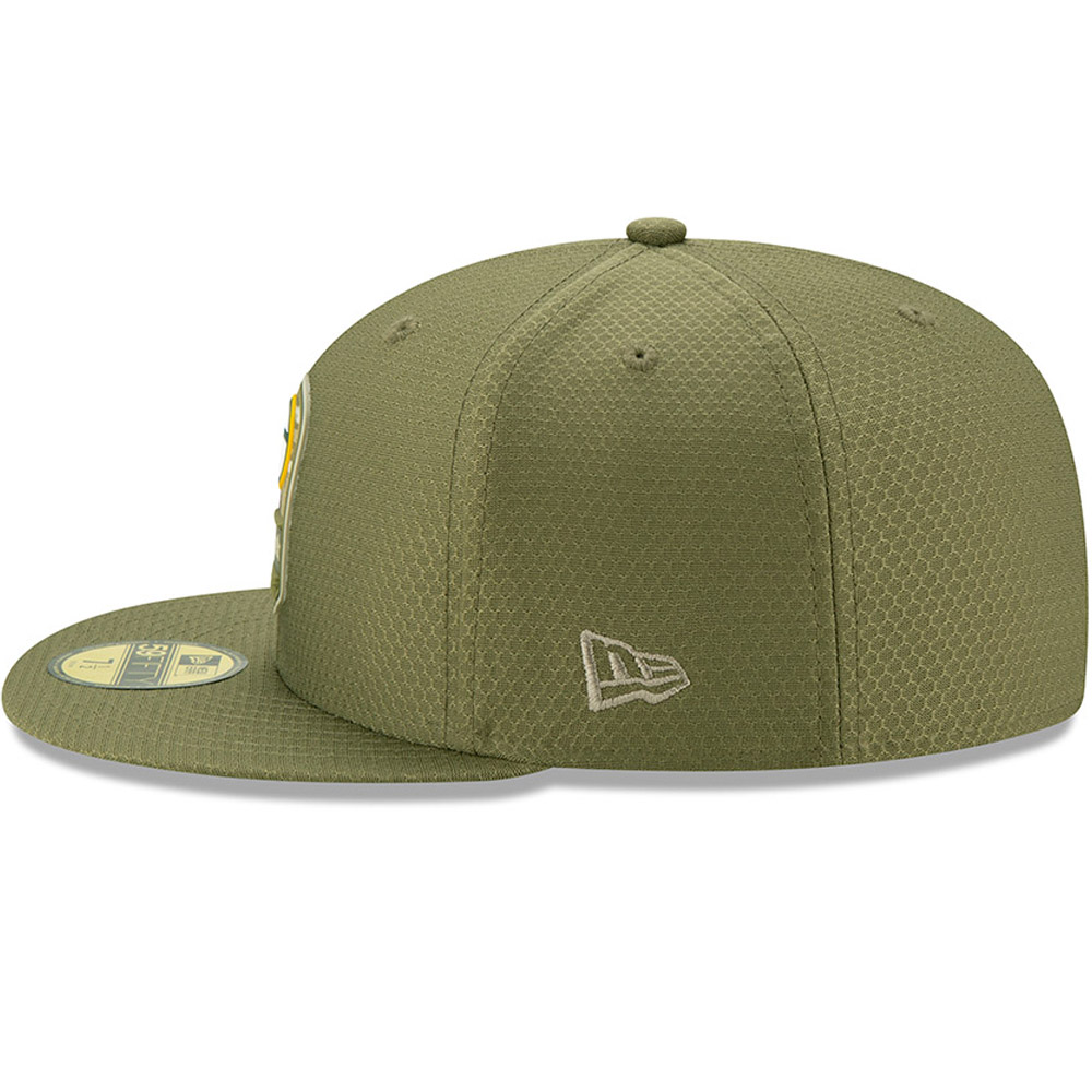 Cappellino 59FIFTY Green Bay Packers Salute to Service verde