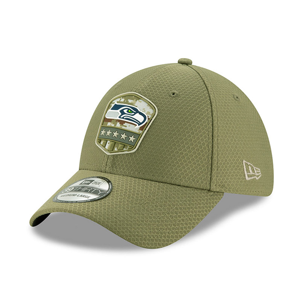Seattle Seahawks Salute To Service Green 39THIRTY Cap