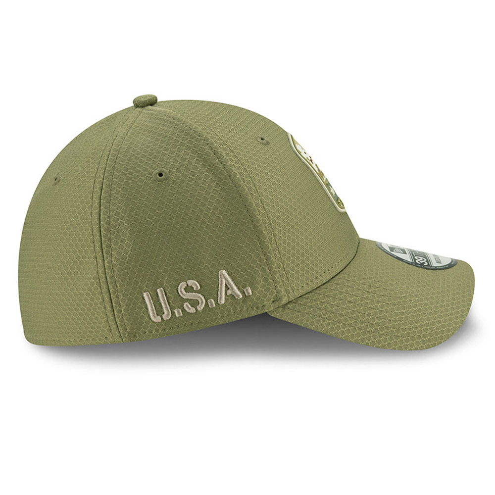 Gorra New Orleans Saints Salute To Service 39THIRTY, verde