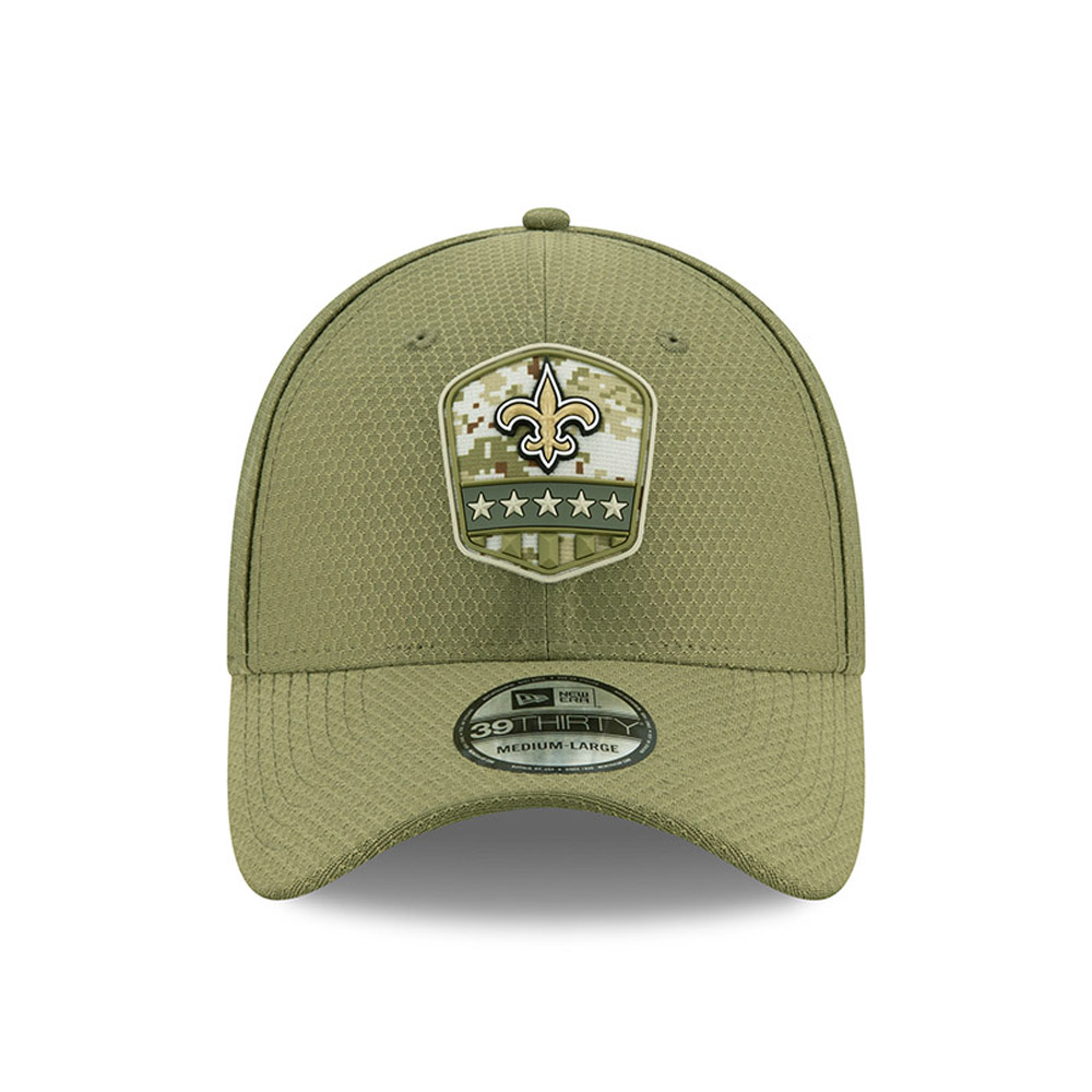 Cappellino 39THIRTY New Orleans Saints Salute to Service verde