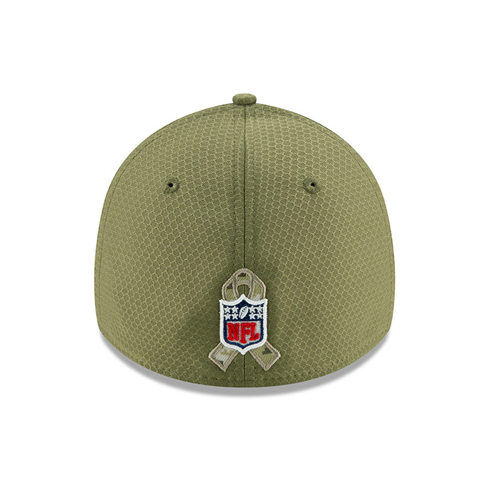 Cappellino 39THIRTY New England Patriots Salute to Service verde